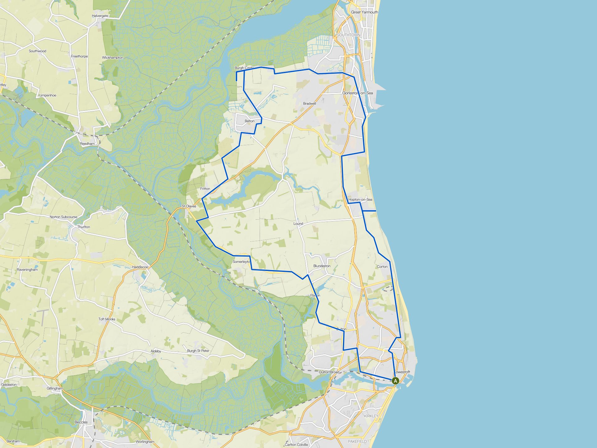 The best cycling routes in Suffolk | Komoot